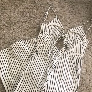 SOLD Striped Jumpsuit